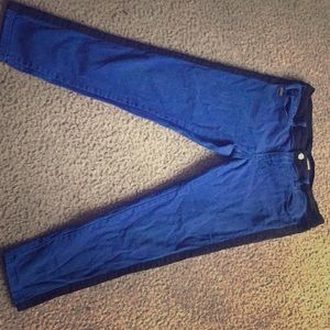 Black and blue pants